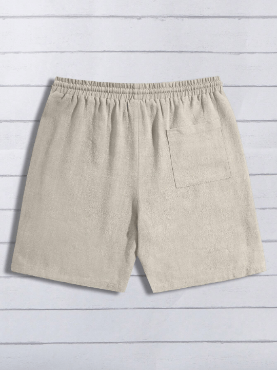 Manfinity Homme Men Drawstring Waist Slant Pocket Shorts - Lolli World Marketplace
