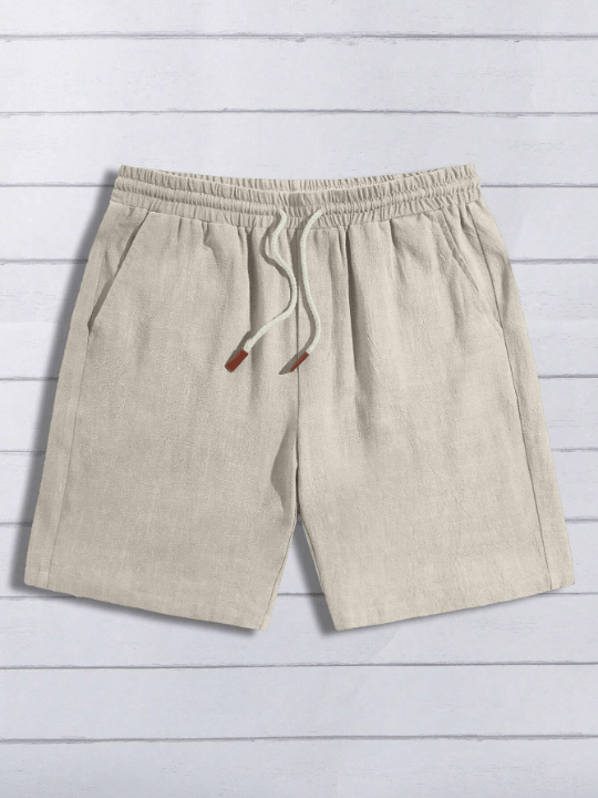 Manfinity Homme Men Drawstring Waist Slant Pocket Shorts - Lolli World Marketplace
