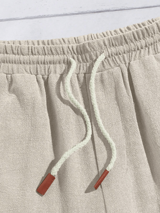Manfinity Homme Men Drawstring Waist Slant Pocket Shorts - Lolli World Marketplace