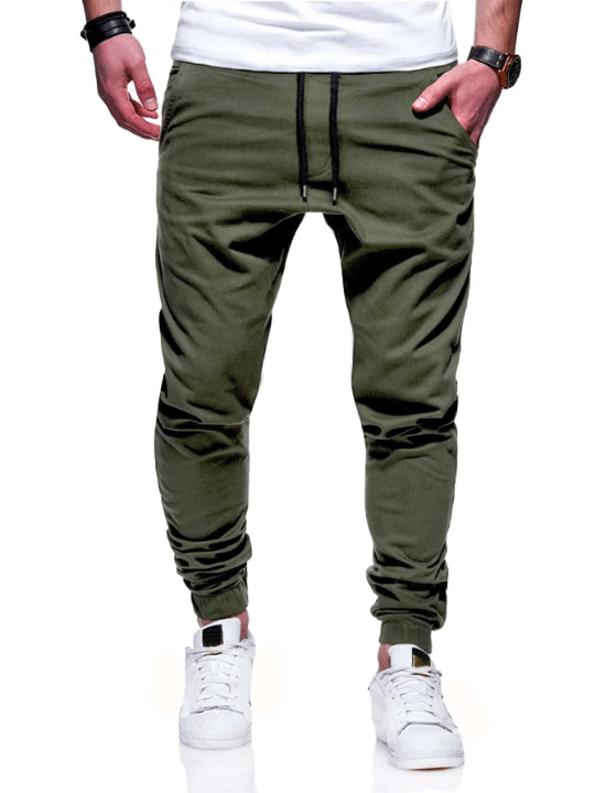 Manfinity Homme Men Drawstring Waist Tapered Pants - Lolli World Marketplace