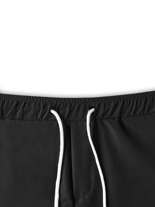Manfinity Homme Men Flap Pocket Drawstring Waist Cargo Pants - Lolli World Marketplace
