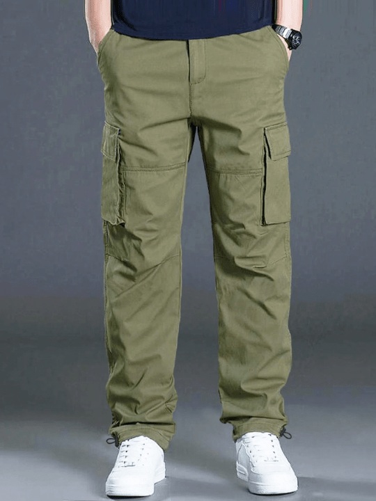 Manfinity Homme Men Flap Pocket Side Cargo Pants - Lolli World Marketplace