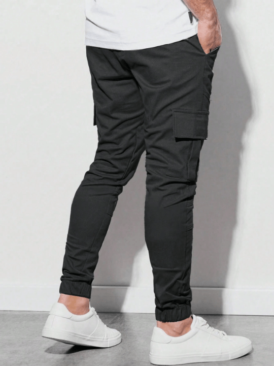 Manfinity Homme Men Flap Pocket Side Cargo Pants - Lolli World Marketplace