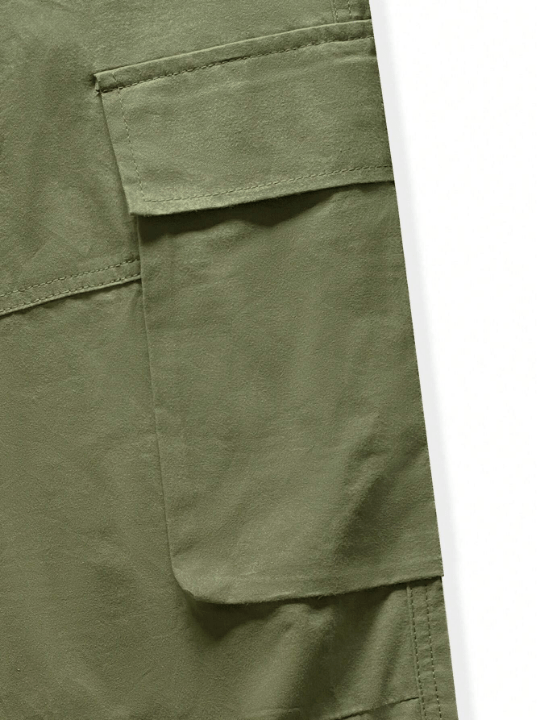 Manfinity Homme Men Flap Pocket Side Cargo Pants - Lolli World Marketplace