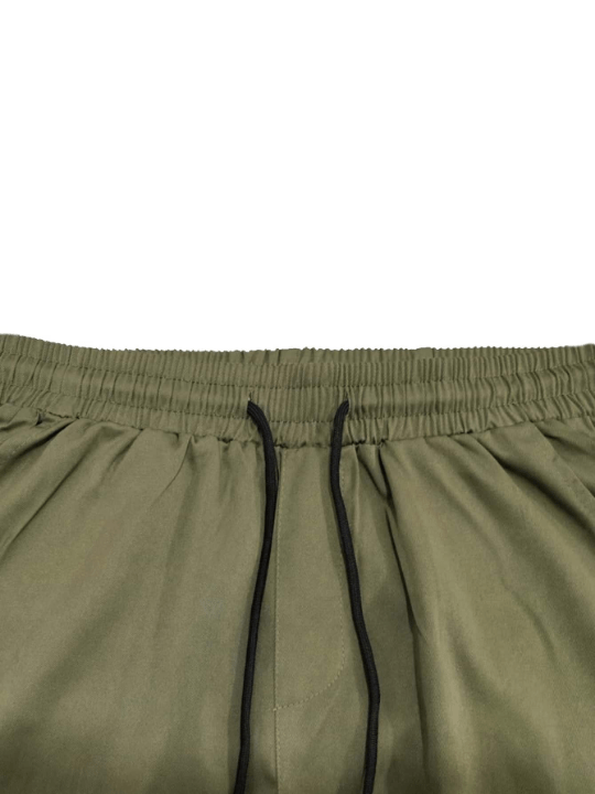 Manfinity Homme Men Flap Pockets Drawstring Cargo Shorts - Lolli World Marketplace