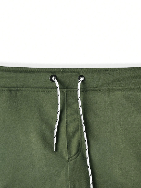 Manfinity Homme Men Letter Patched Drawstring Waist Sweatpants - Lolli World Marketplace