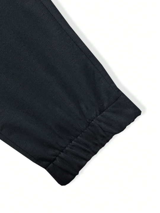Manfinity Homme Men Letter Patched Drawstring Waist Sweatpants - Lolli World Marketplace