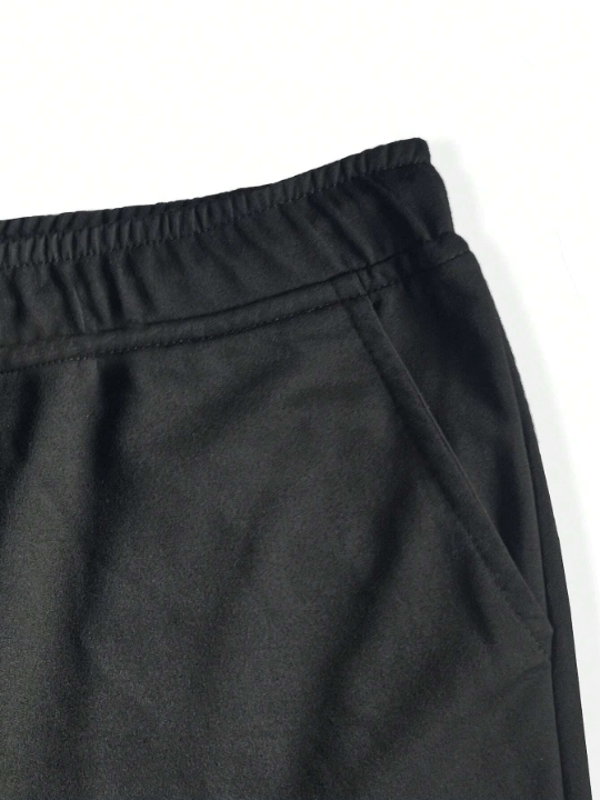 Manfinity Homme Men Letter Patched Drawstring Waist Sweatpants - Lolli World Marketplace