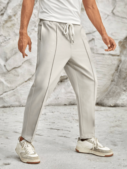 Manfinity Homme Men Slant Pocket Seam Front Pants - Lolli World Marketplace