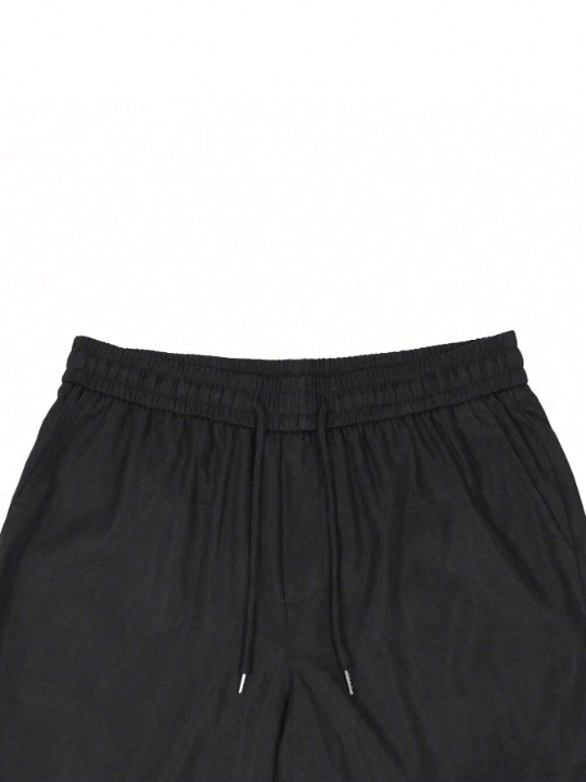 Manfinity Homme Men Solid Drawstring Waist Pants - Lolli World Marketplace