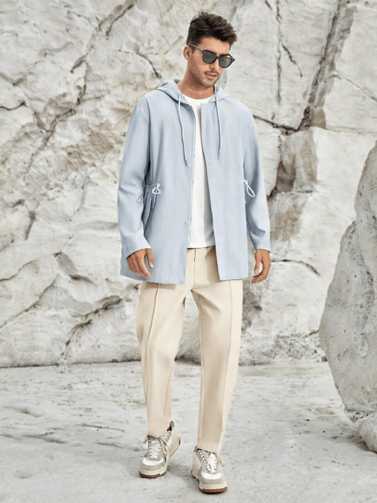 Manfinity Homme Men Solid Slant Pocket Pants - Lolli World Marketplace