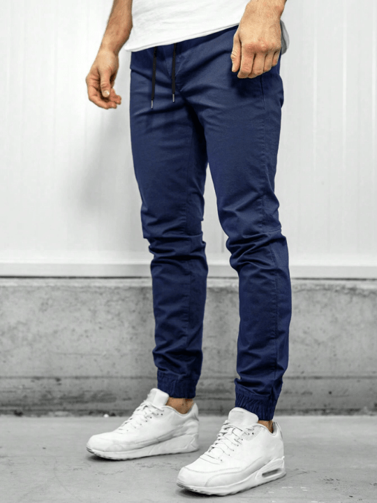 Manfinity Homme Men's Drawstring Cuffed Jogger Pants - Lolli World Marketplace