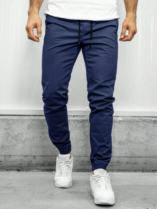 Manfinity Homme Men's Drawstring Cuffed Jogger Pants - Lolli World Marketplace