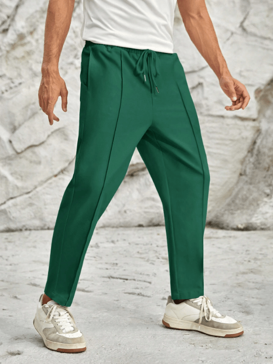 Manfinity Homme Men's Elastic Waist Woven Pants - Lolli World Marketplace