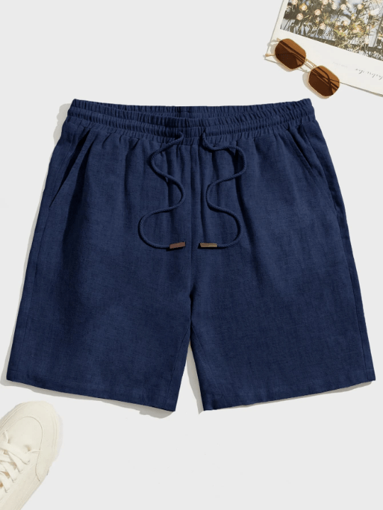 Manfinity Homme Men's Loose Drawstring Waist Shorts - Lolli World Marketplace