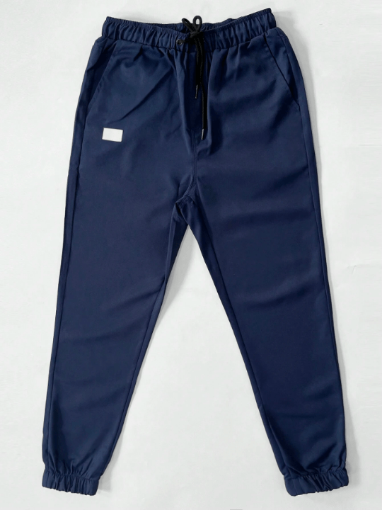 Manfinity Homme Men's Loose Fit Carrot Pants With Drawstring Waist - Lolli World Marketplace