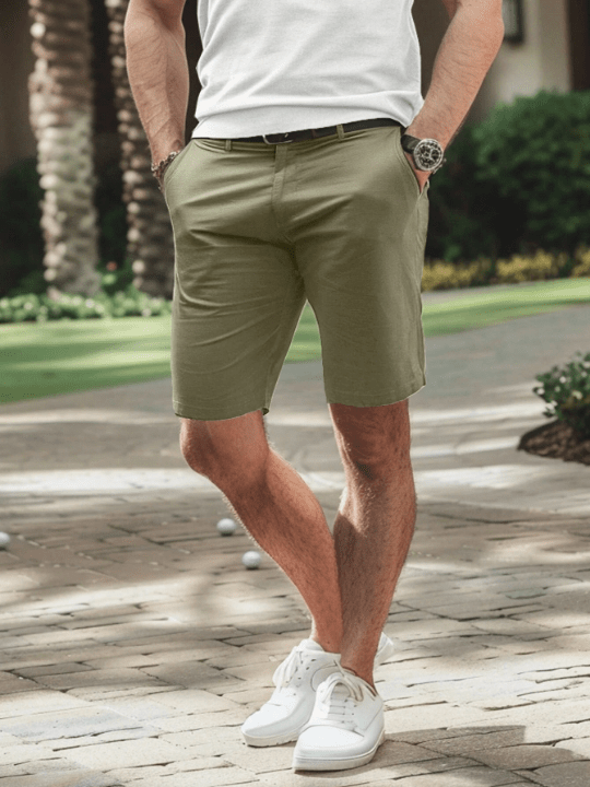 Manfinity Homme Men's Pure Color Shorts For Summer - Lolli World Marketplace