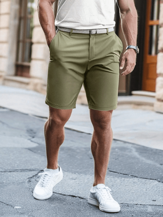 Manfinity Homme Men's Pure Color Shorts For Summer - Lolli World Marketplace