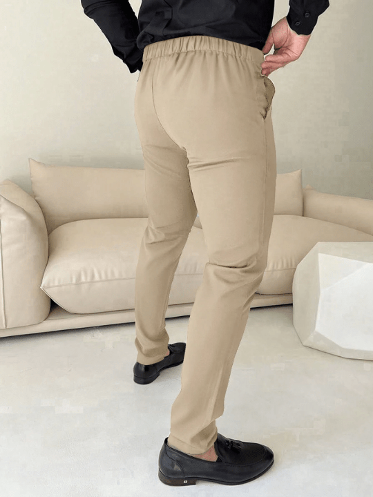 Manfinity Homme Men's Solid Color Slant Pocket Pants - Lolli World Marketplace