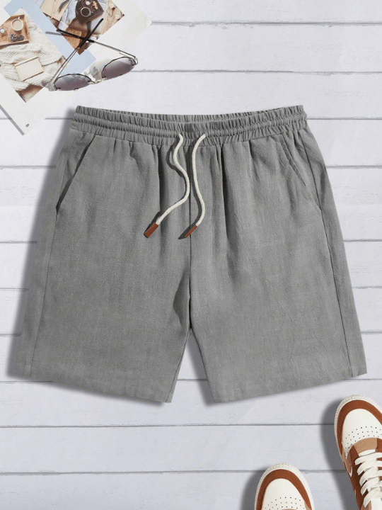 Manfinity Homme Men's Summer Green Woven Drawstring Waist Shorts - Lolli World Marketplace