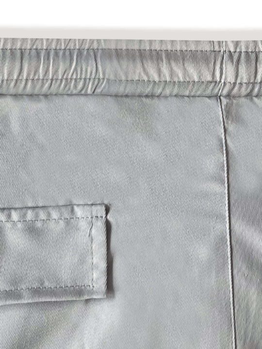 Manfinity Hypemode Loose Fit Men's Letter Patch Decor Flap Pocket Cargo Pants - Lolli World Marketplace