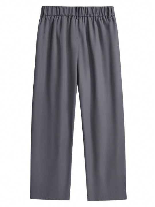 Manfinity Hypemode Loose - Fit Men's Pleated Front Wide Leg Pants - Lolli World Marketplace