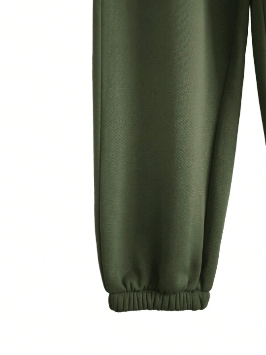 Manfinity Hypemode Loose Fit Men's Solid Color Sweatpants With Drawstring Waist - Lolli World Marketplace