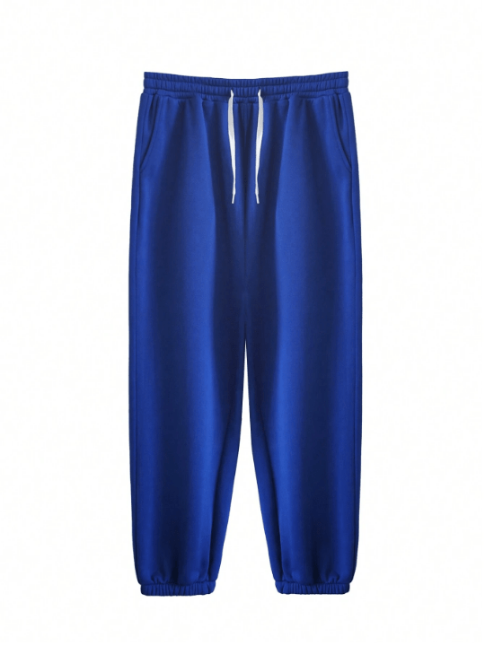 Manfinity Hypemode Loose Fit Men's Solid Color Sweatpants With Slant Pockets - Lolli World Marketplace