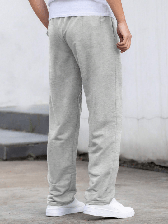 Manfinity Hypemode Men Drawstring Waist Slant Pocket Sweatpants - Lolli World Marketplace