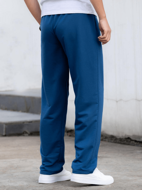 Manfinity Hypemode Men Drawstring Waist Slant Pocket Sweatpants - Lolli World Marketplace