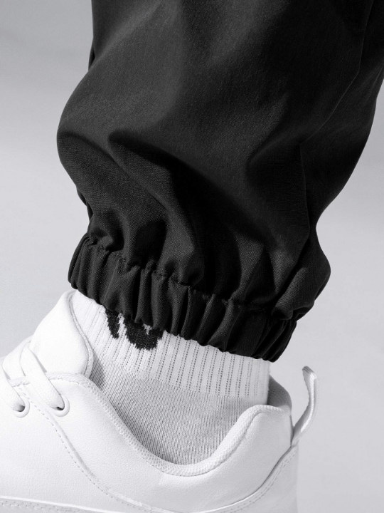 Manfinity Hypemode Men Flap Pocket Side Drawstring Waist Pants - Lolli World Marketplace