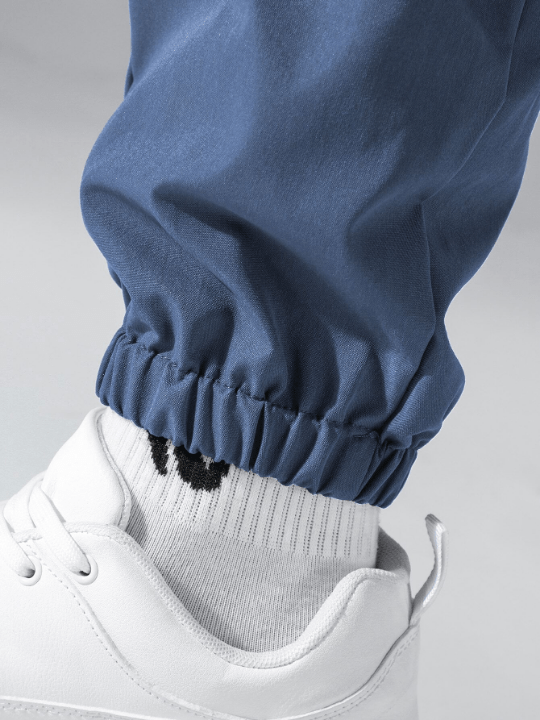 Manfinity Hypemode Men Flap Pocket Side Drawstring Waist Pants - Lolli World Marketplace