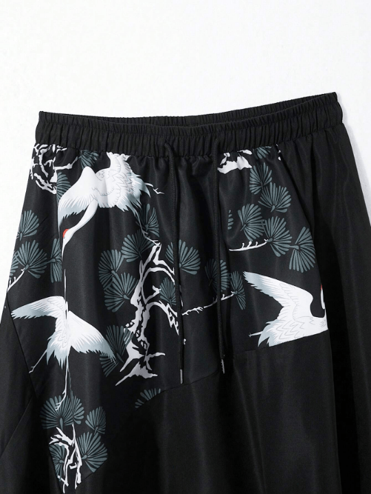 Manfinity Hypemode Men'S Botanical Print Joggers - Lolli World Marketplace