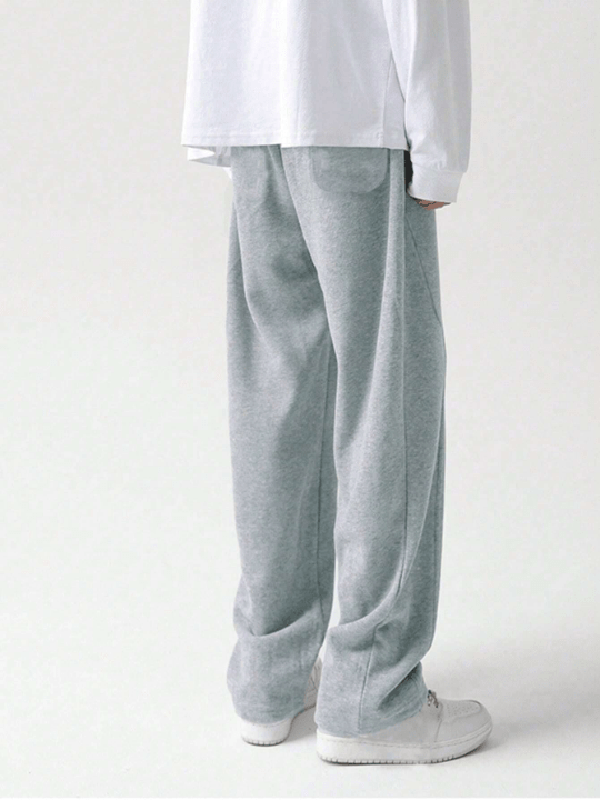 Manfinity Hypemode Men's Loose Drawstring Waist Sweatpants With Slant Pockets - Lolli World Marketplace