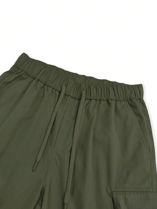 Manfinity Loose Fit Men's Cargo Shorts With Flap Pockets On The Side - Lolli World Marketplace