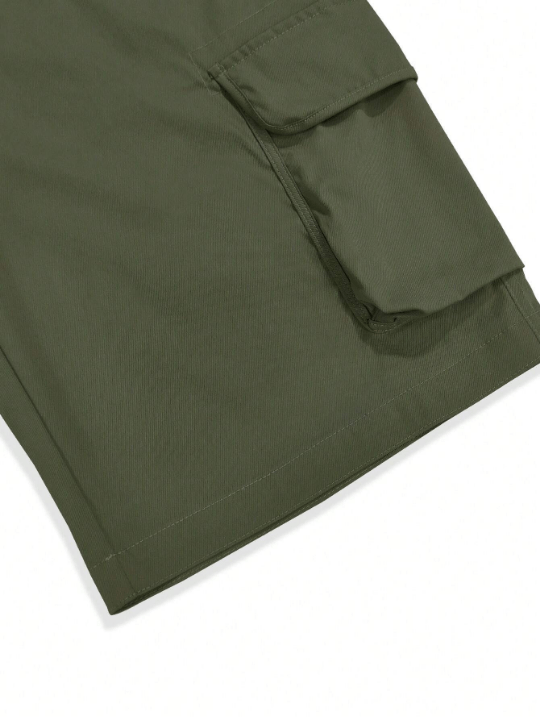 Manfinity Loose Fit Men's Cargo Shorts With Flap Pockets On The Side - Lolli World Marketplace