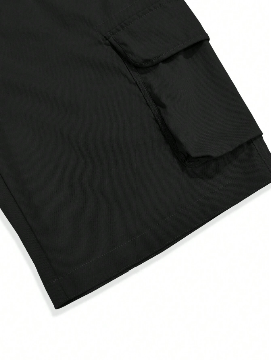 Manfinity Loose Fit Men's Flap Pocket Side Cargo Shorts - Lolli World Marketplace