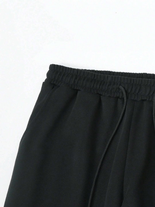 Manfinity Men Solid Drawstring Waist Sweatpants - Lolli World Marketplace