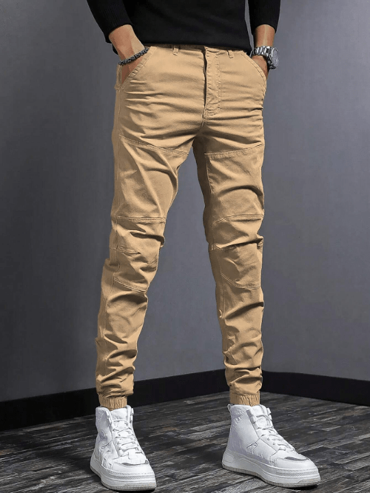 Manfinity Men Solid Slant Pocket Pants - Lolli World Marketplace