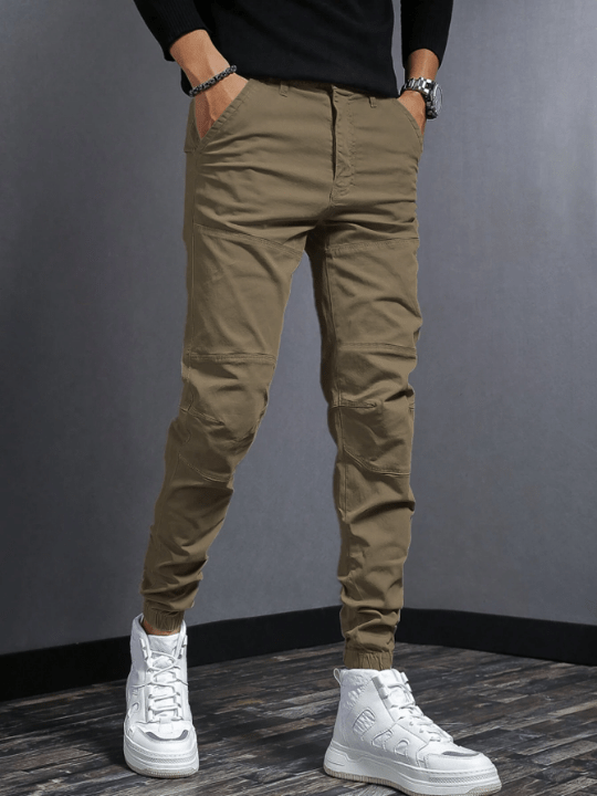 Manfinity Men Solid Slant Pocket Pants - Lolli World Marketplace