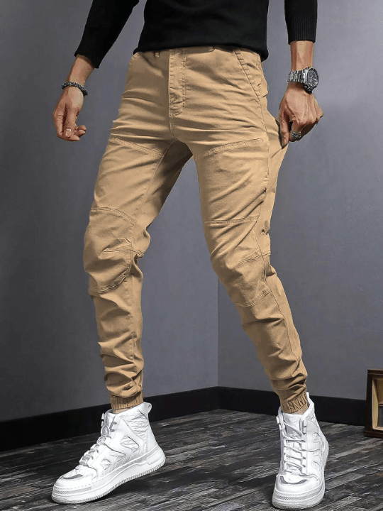 Manfinity Men Solid Slant Pocket Pants - Lolli World Marketplace