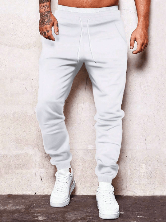 Manfinity Men's Elastic Waist Drawstring Jogger Pants - Lolli World Marketplace