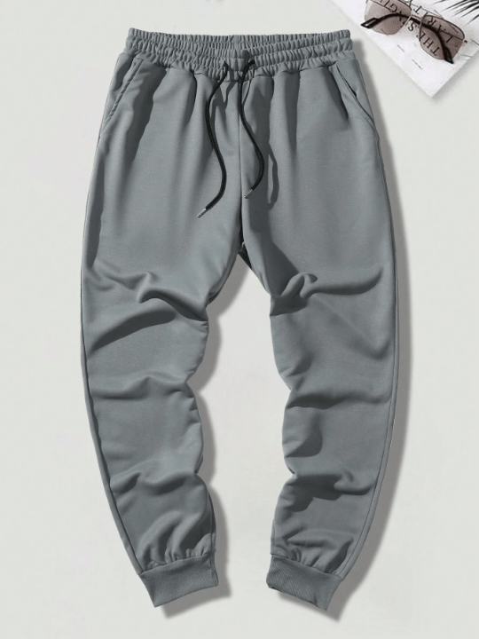 Manfinity Men's Elastic Waist Joggers With Drawstring - Lolli World Marketplace