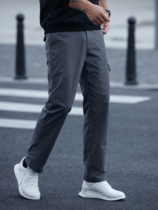 Manfinity Mode Men's Solid Color Pocket Cargo Pants - Lolli World Marketplace