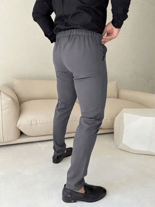Manfinity Mode Men's Solid Slim Fit Pants - Lolli World Marketplace