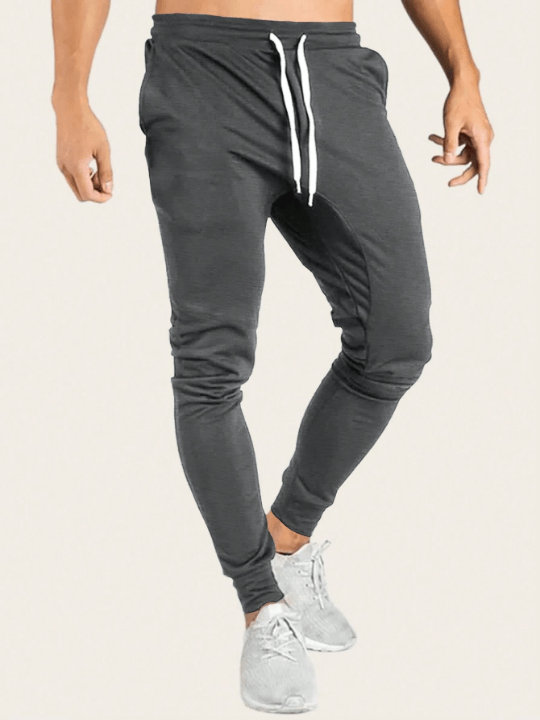 Manfinity Sporsity Men's Casual Sweatpants With Spliced Weaved Tapes - Lolli World Marketplace
