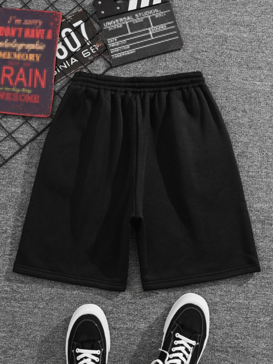 Men Drawstring Waist Slant Pocket Shorts - Lolli World Marketplace
