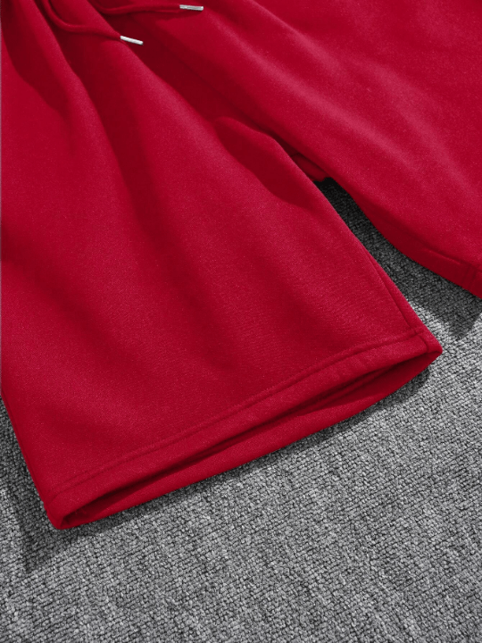 Men Drawstring Waist Slant Pocket Shorts - Lolli World Marketplace
