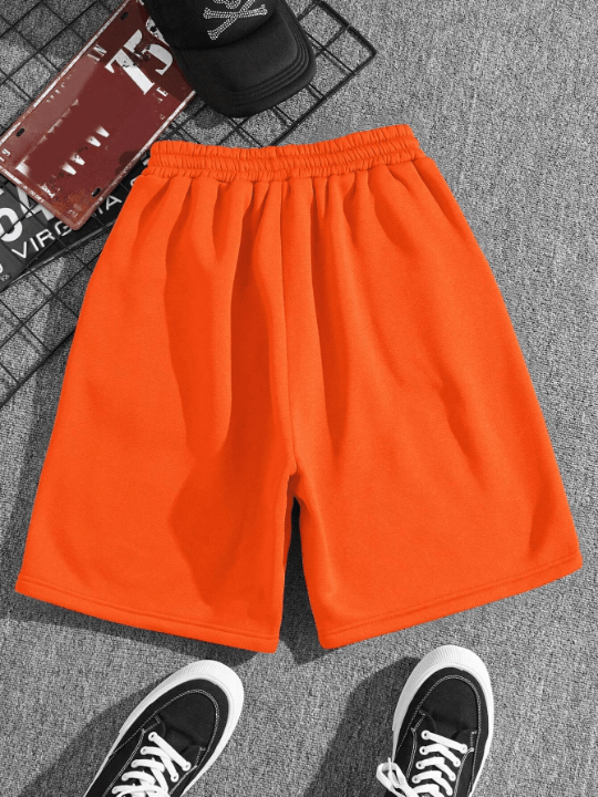 Men Drawstring Waist Slant Pocket Shorts - Lolli World Marketplace