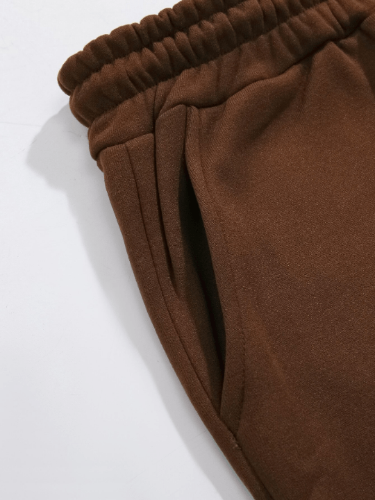 Men Drawstring Waist Slant Pocket Sweatpants - Lolli World Marketplace